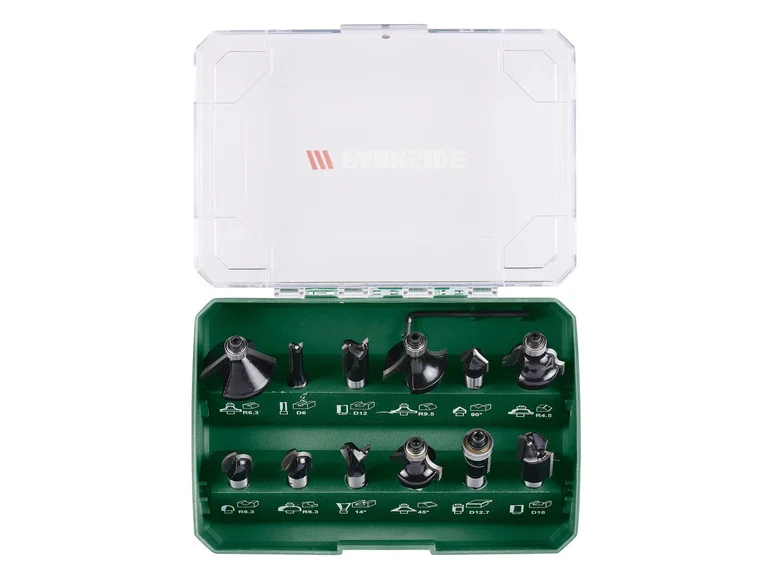 PARKSIDE® Set d'embouts de fraisage