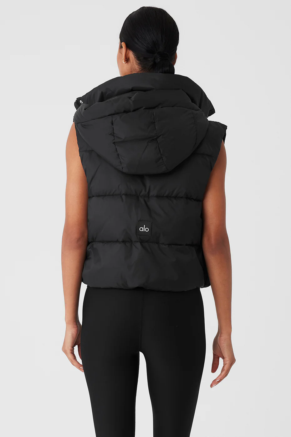 Gold Rush Puffer Vest - Black