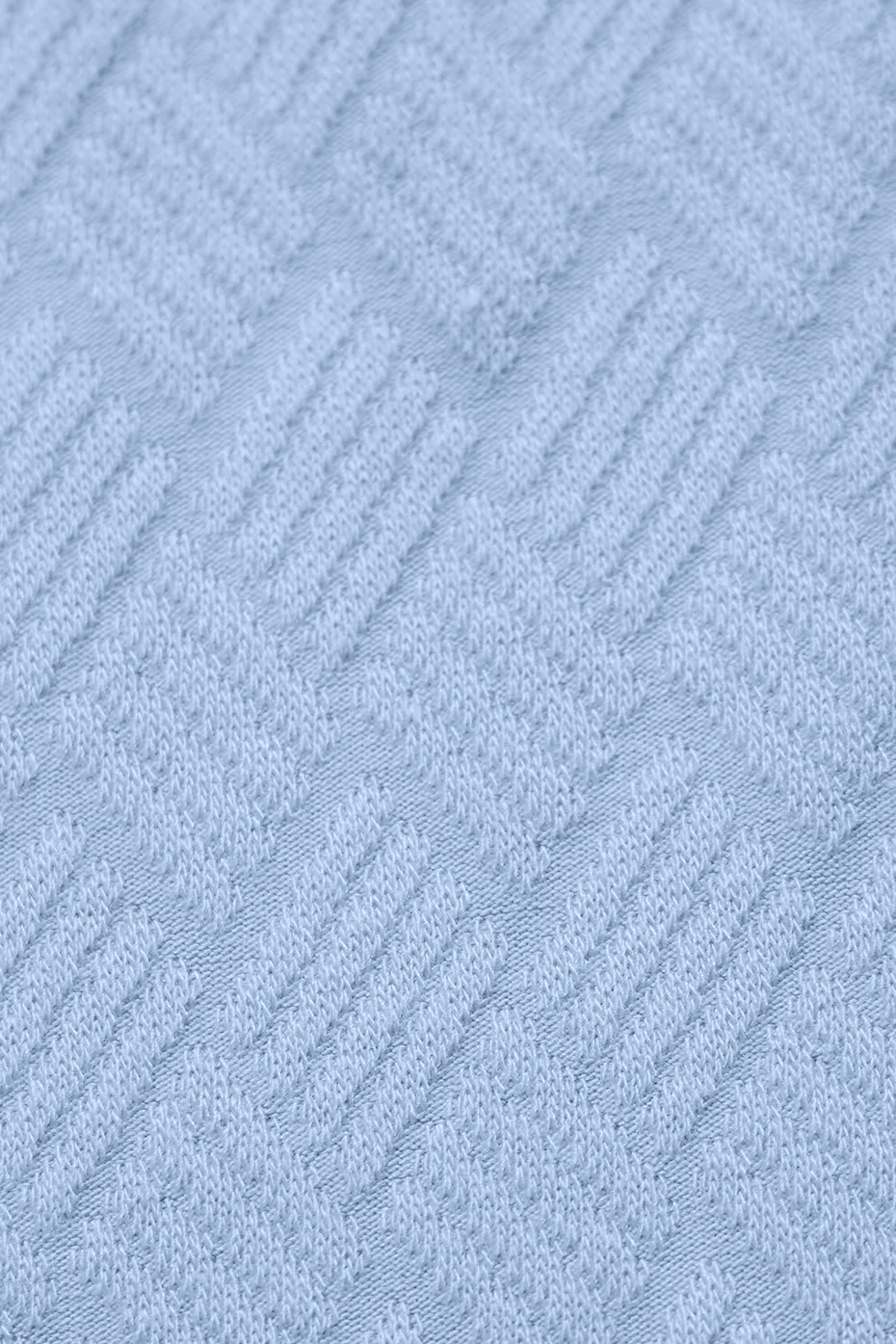 Cropped Doubles Only Full Zip Jacket - Seashell Blue