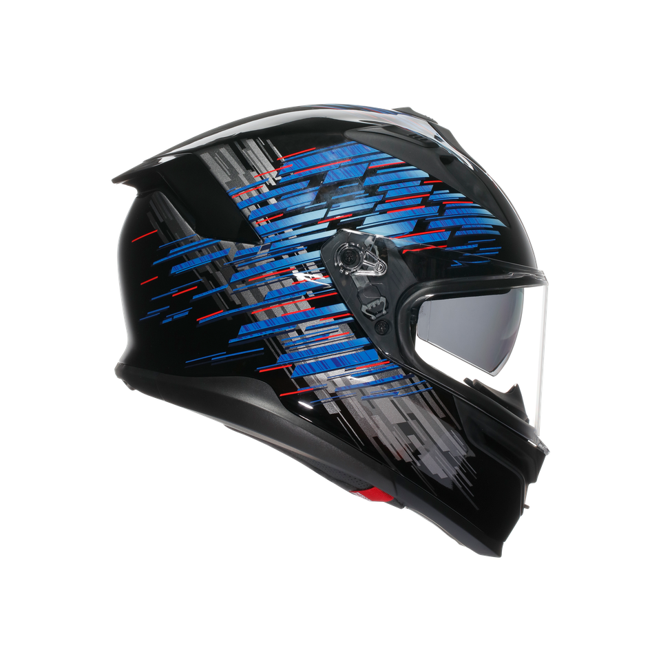 K7 AGV E2206 MPLK - GENISYS MATT BLACK/BLUE/GREY