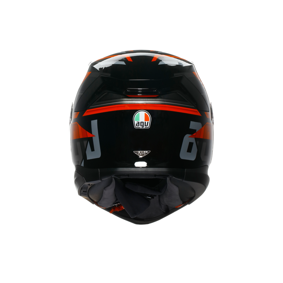 K7 AGV E2206 MPLK - TAURAX BLACK/RED