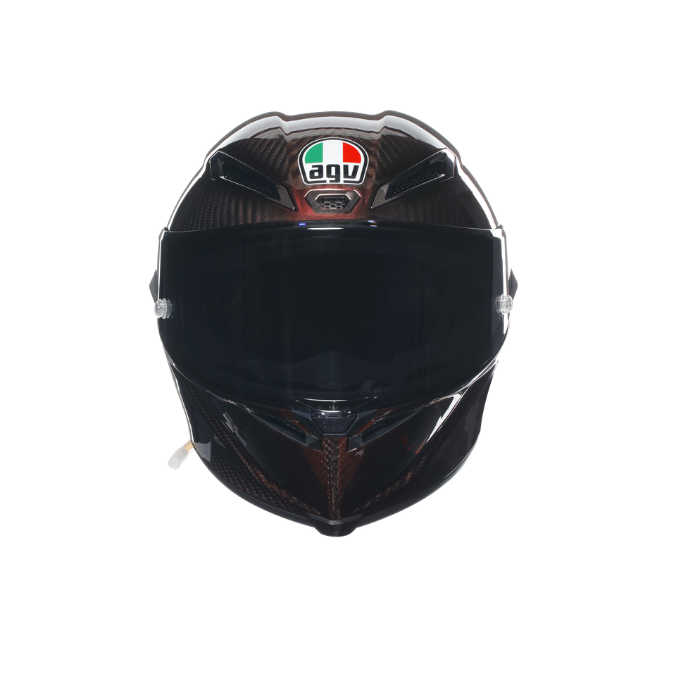 PISTA GP RR MONO RED CARBON - MOTORBIKE FULL FACE HELMET E2206 DOT