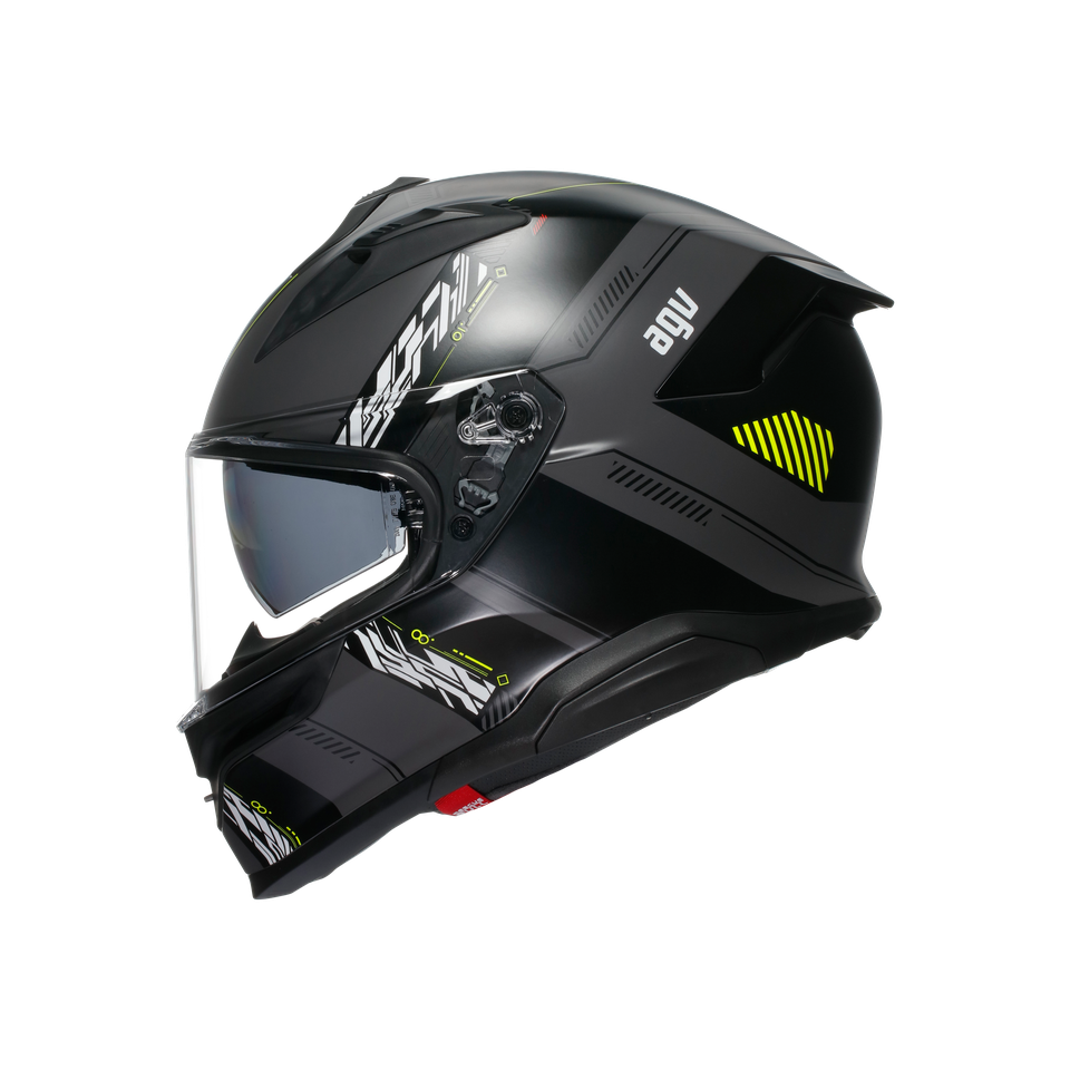 K7 AGV E2206 MPLK - KYBER MATT GREY/YELLOW FLUO