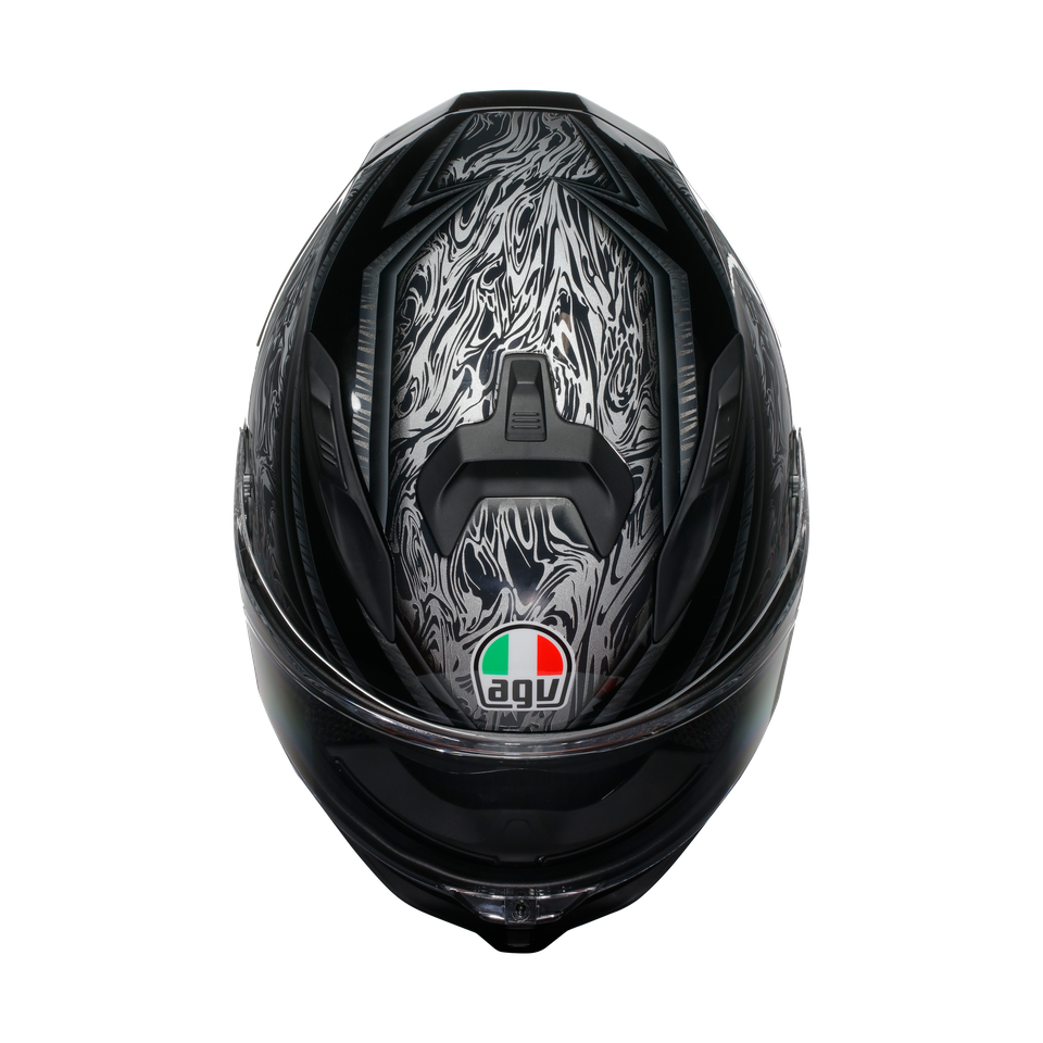 K7 AGV E2206 MPLK - DAMASCUS BLACK/SILVER