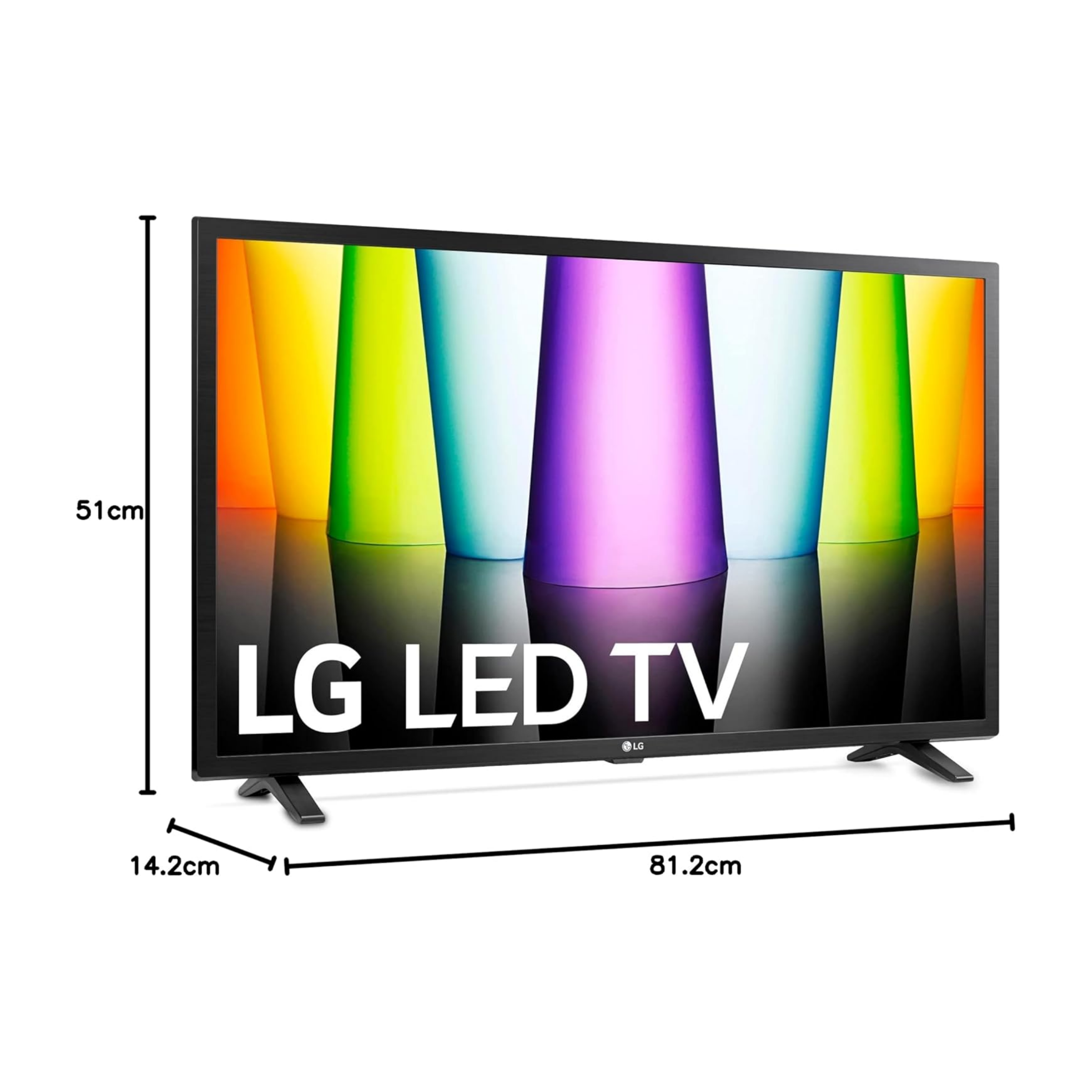 LG - 1080p , 32LQ63 - LED Smart TV - Noir