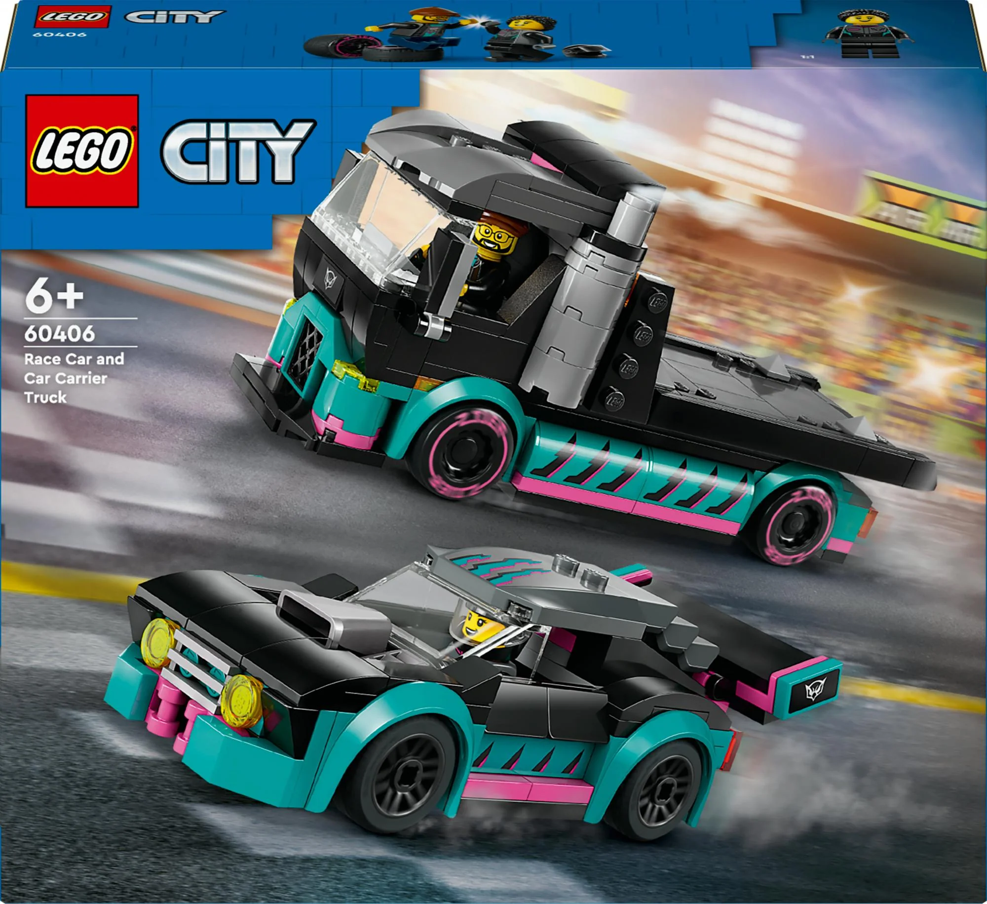 LEGO 60406 City Car Transporter with Racing Car