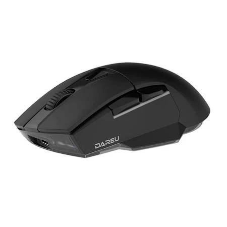 Trådløs gaming mouse + charging dock Dareu A955 RGB 400-12000 DPI (sort)