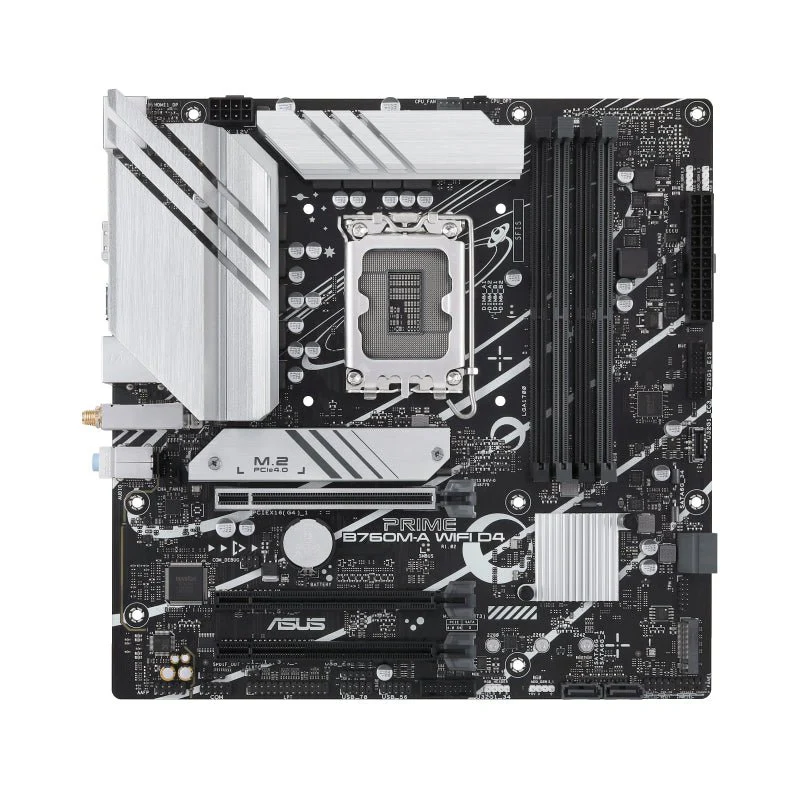 ASUS PRIME B760M-A WIFI D4 (mATX. B760. LGA 1700. DDR4) - Bundkort
