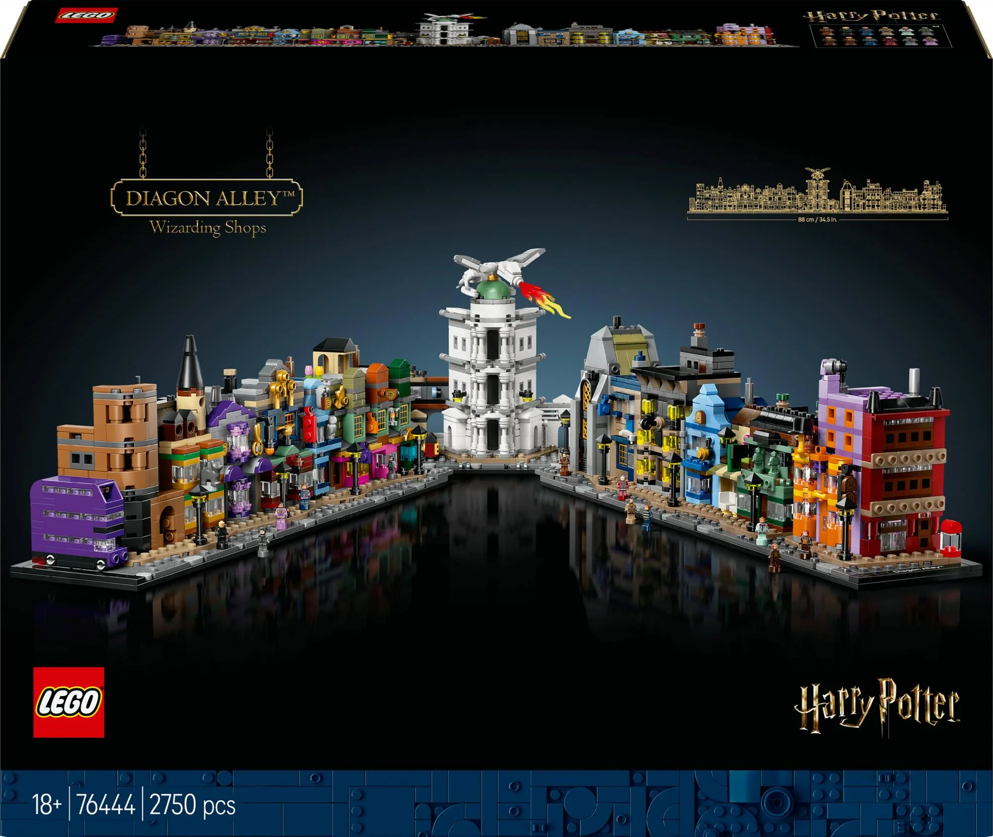 LEGO 76444 Harry Potter The Wizarding World of Diagon Alley