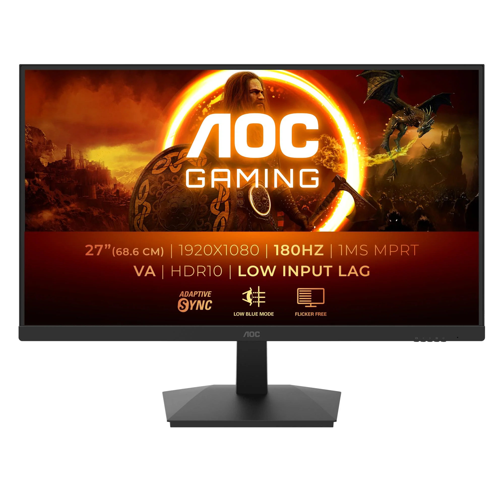 AOC Gaming 27G15N2 27 FHD Skærm - 180Hz