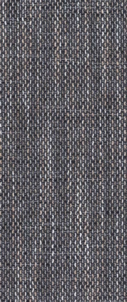 Vento Wohnlandschaft 355 x 165 cm Hellgrau / Weiß (Webstoff / Kunstleder)