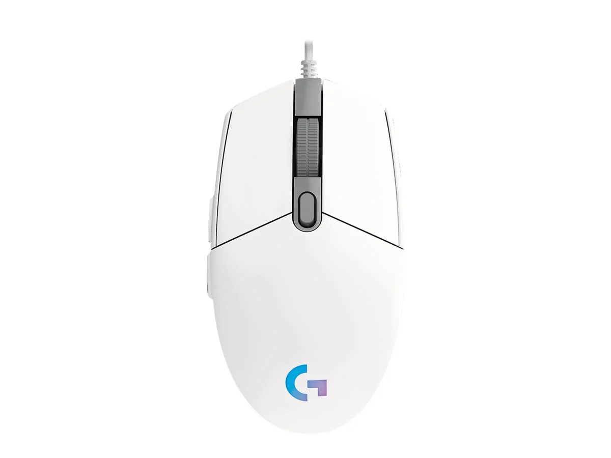 Logitech Gaming Mouse G102 LIGHTSYNC optisches Kabel weiß