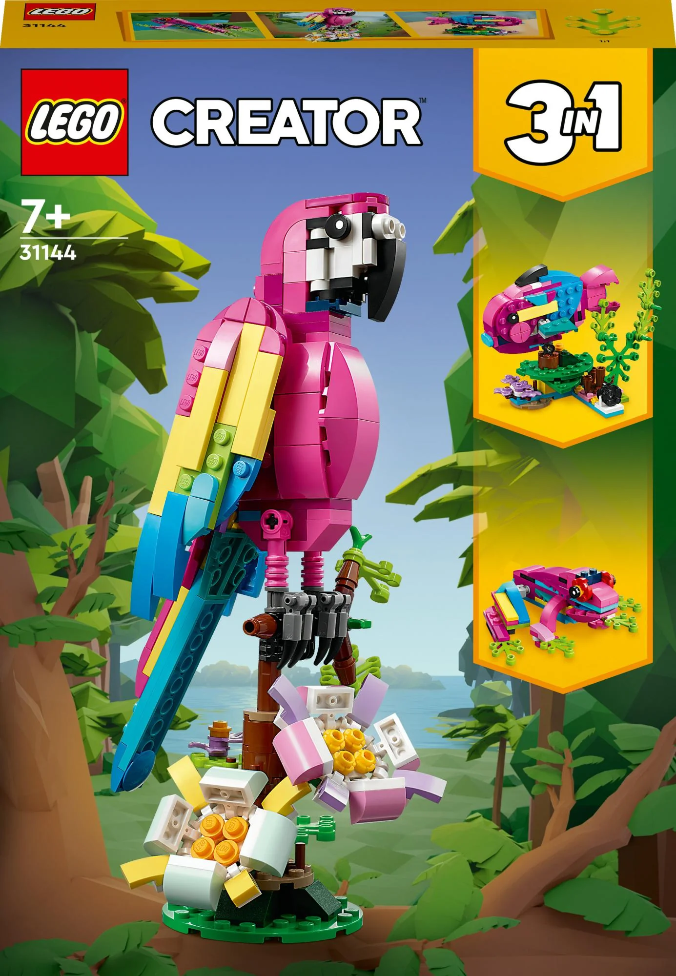 LEGO Creator - Eksotisk Pink Papegøje (31144)