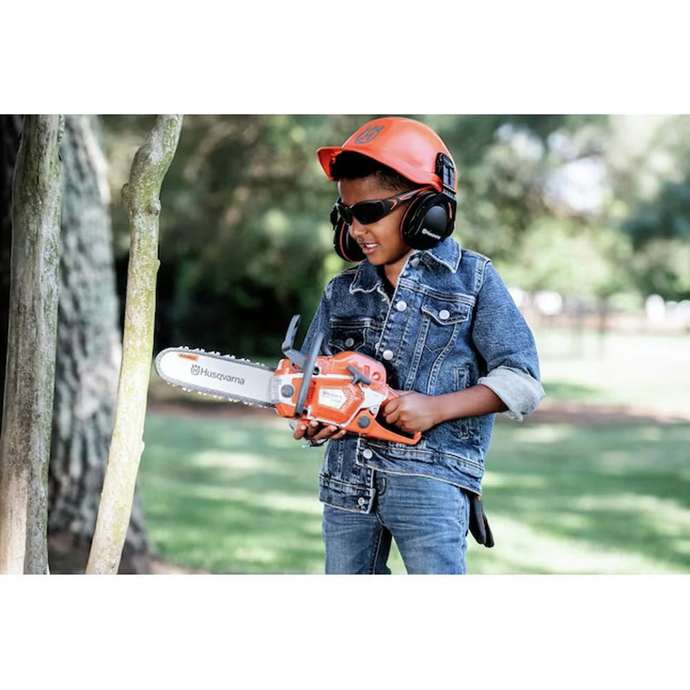 Husqvarna 531099501 550XP Toy Chainsaw and Personal Protection Equipment Kit