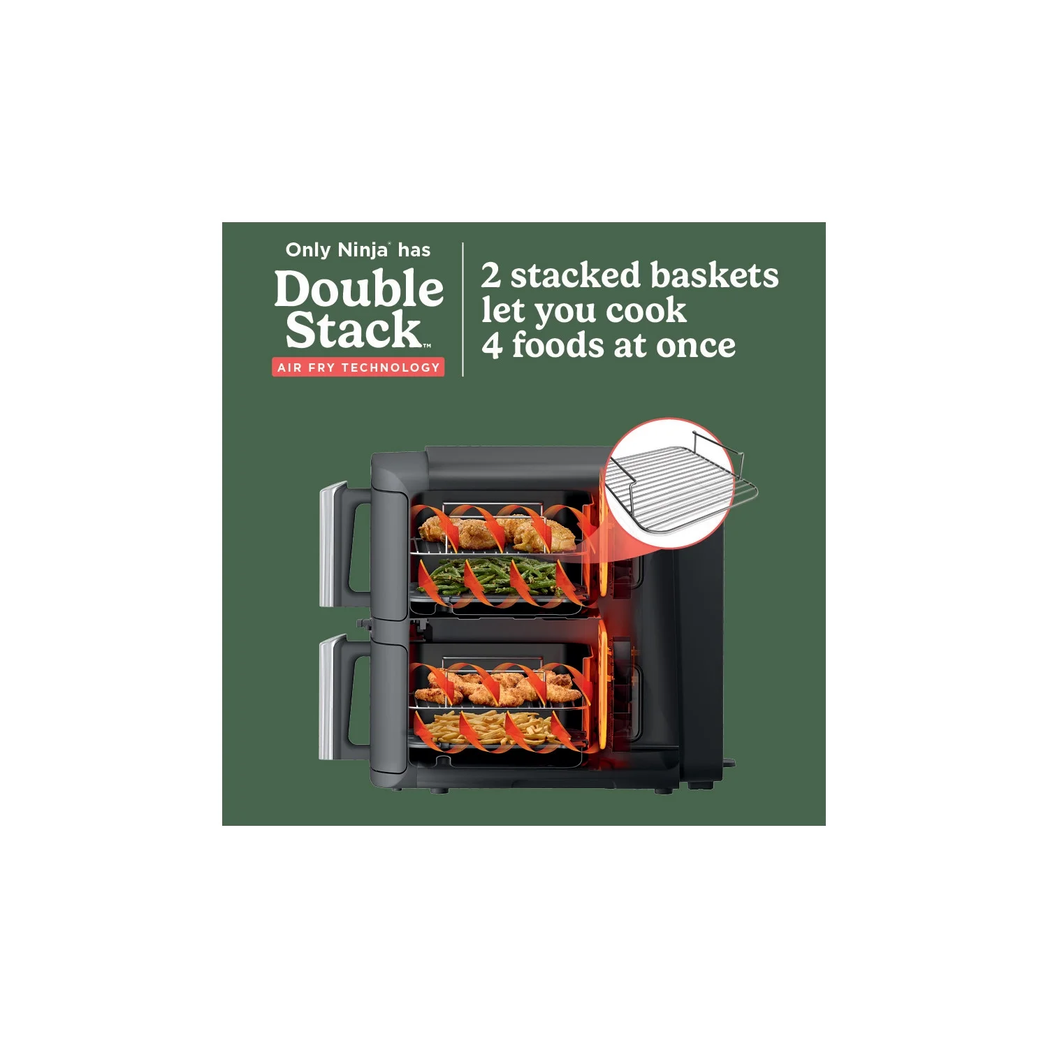 Ninja DoubleStack XL Smart 2-Basket Air Fryer