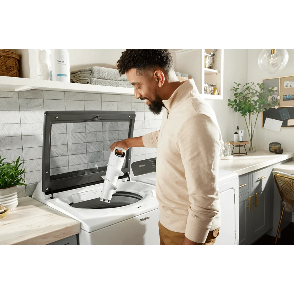 WHIRLPOOL WTW6157PW high efficiency top load washer